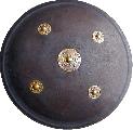 Leather & brass Shield (ST-0.01)