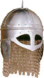 Viking Danish chain gorget Helmet