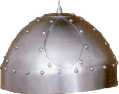 Spangenhelm overlapping II. Helmet