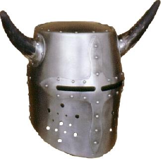Rounded-horns Helmet