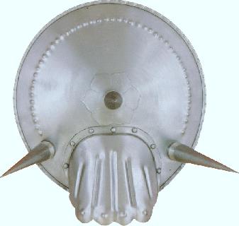 Buckler-glove spike-iron Shield