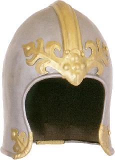 Brass corded ornated Helmet