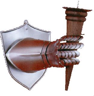 Shield with Candlestick