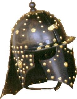 Pappenheim black brass Helmet